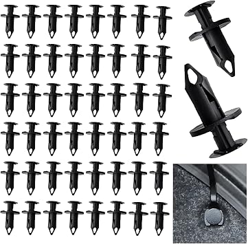 50Pcs Longer Panel Fixing Rivets Universal Automobile Lining Carpet Door