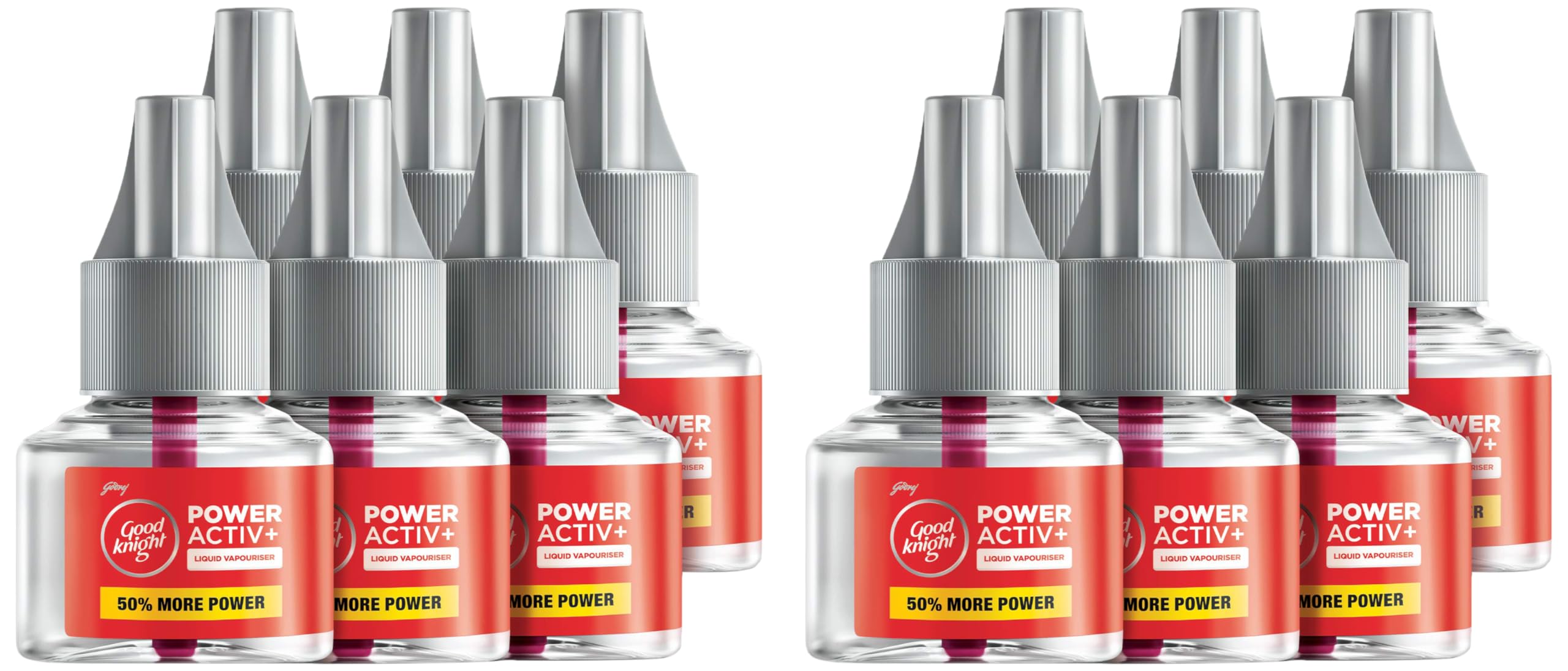 Good knight Power Activ+ Liquid Vapourizer | Mosquito Repellent Refill | Pack of 12 (45ml each)-image-23