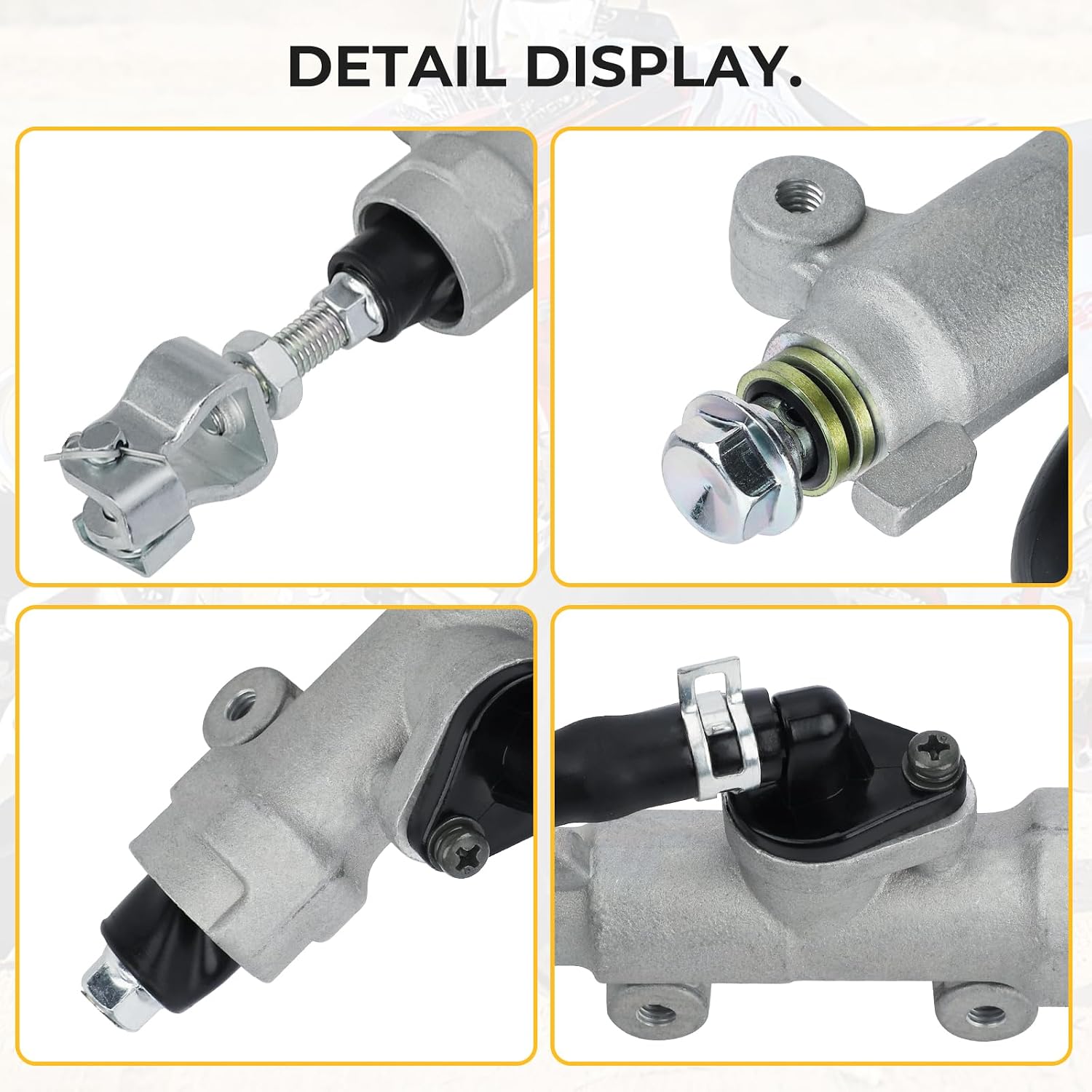 M MATI 43510-HP1-305 Rear Foot Brake Master Cylinder for Honda TRX450ER 2006-2014 TRX450R 2004-2009