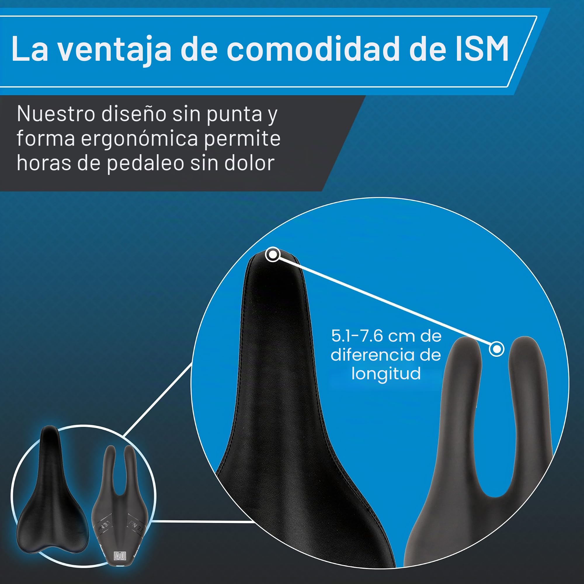 ISM Pn 3.1 Sillín:, Adultos Unisex