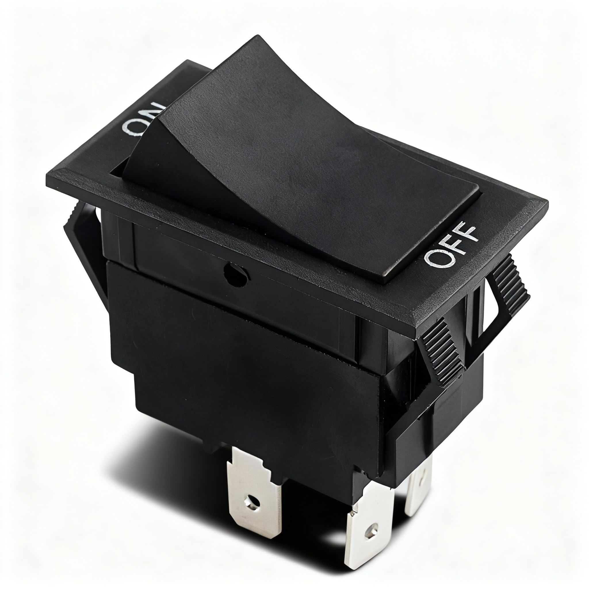 0808-116K 0808-116-K Rocker Switch Replacement for CRES Cor Equipment 0808-103-1,20 Amp 125-250 Volt Switch, 7/8 X 1-1/2 DPST, Replaces 0808-113-K1,