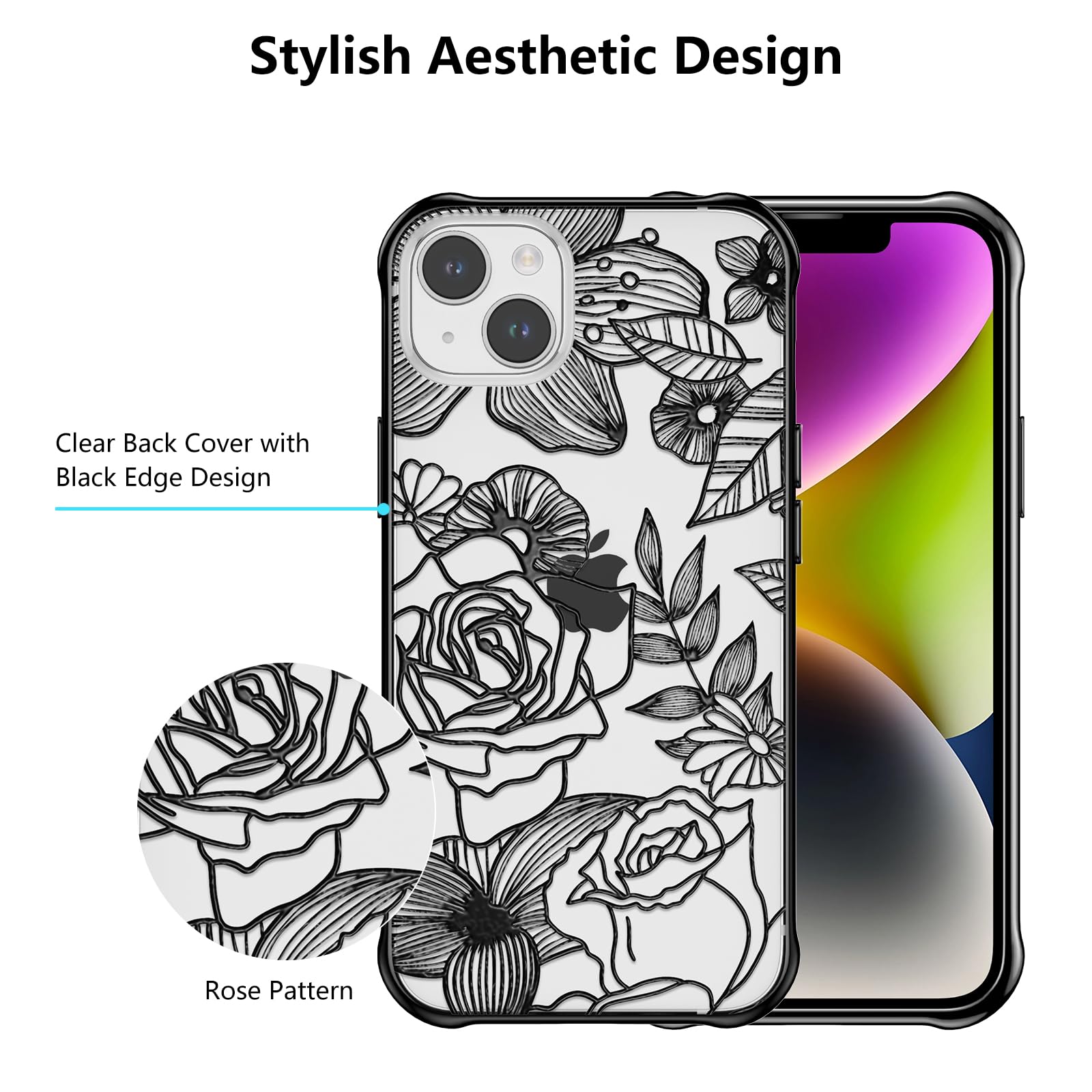Amazon.co.jp: XIZYO iPhone 14用ケース 6.1インチ かわいい