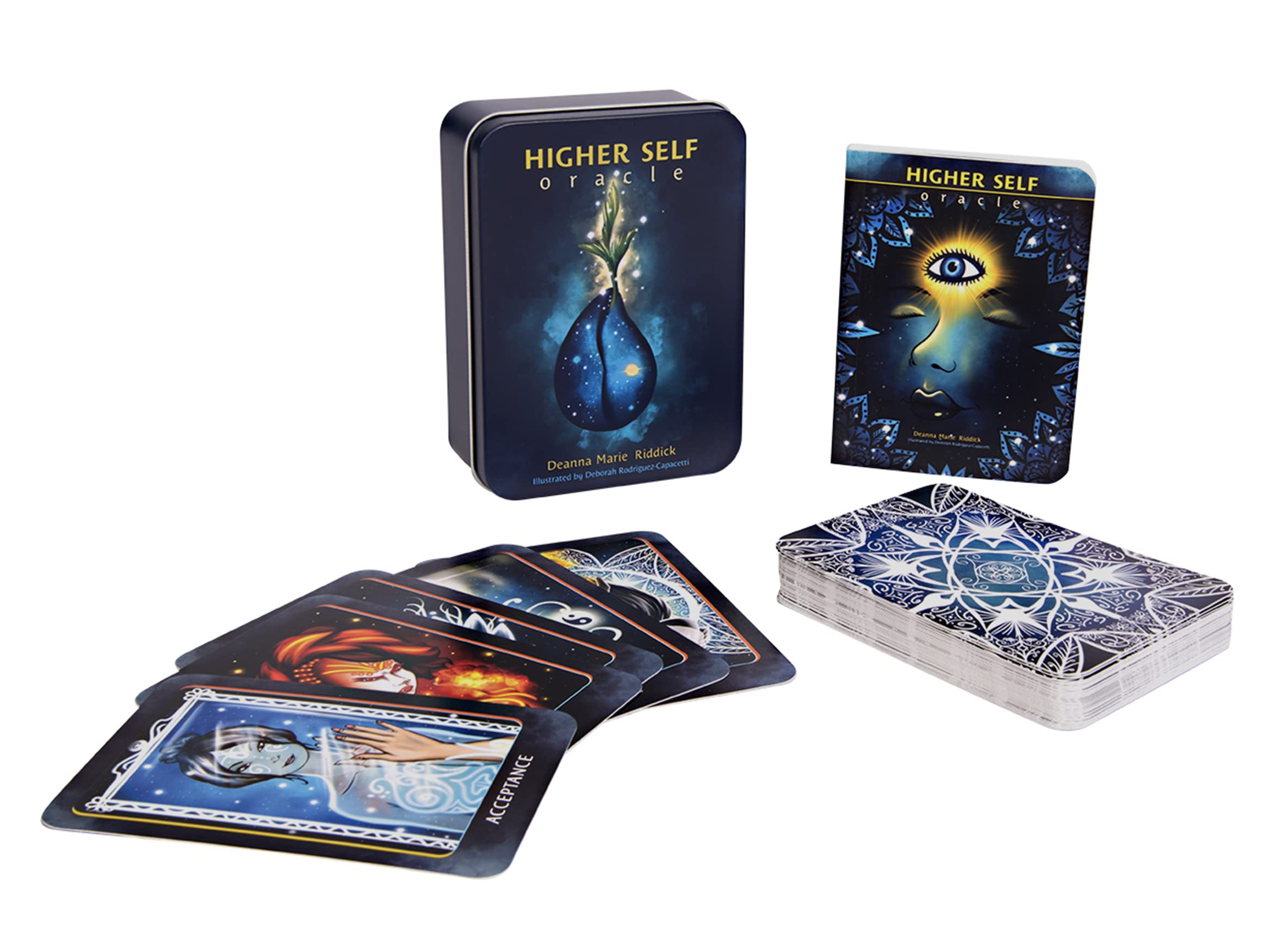 Higher Self Oracle. Riddick, Rodriguez-Capacetti 9780764365195 Free Shipping**