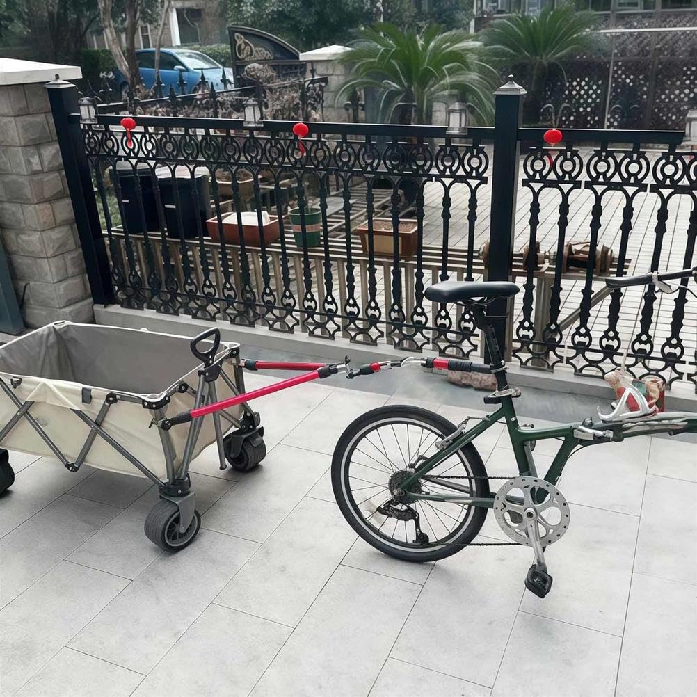 Fahrradanhänger Anhängerkupplung für Hunde, Katzen und Kinder, kompatibel mit Elektrofahrzeugen für Camping, Wandern und Mountainbiken
