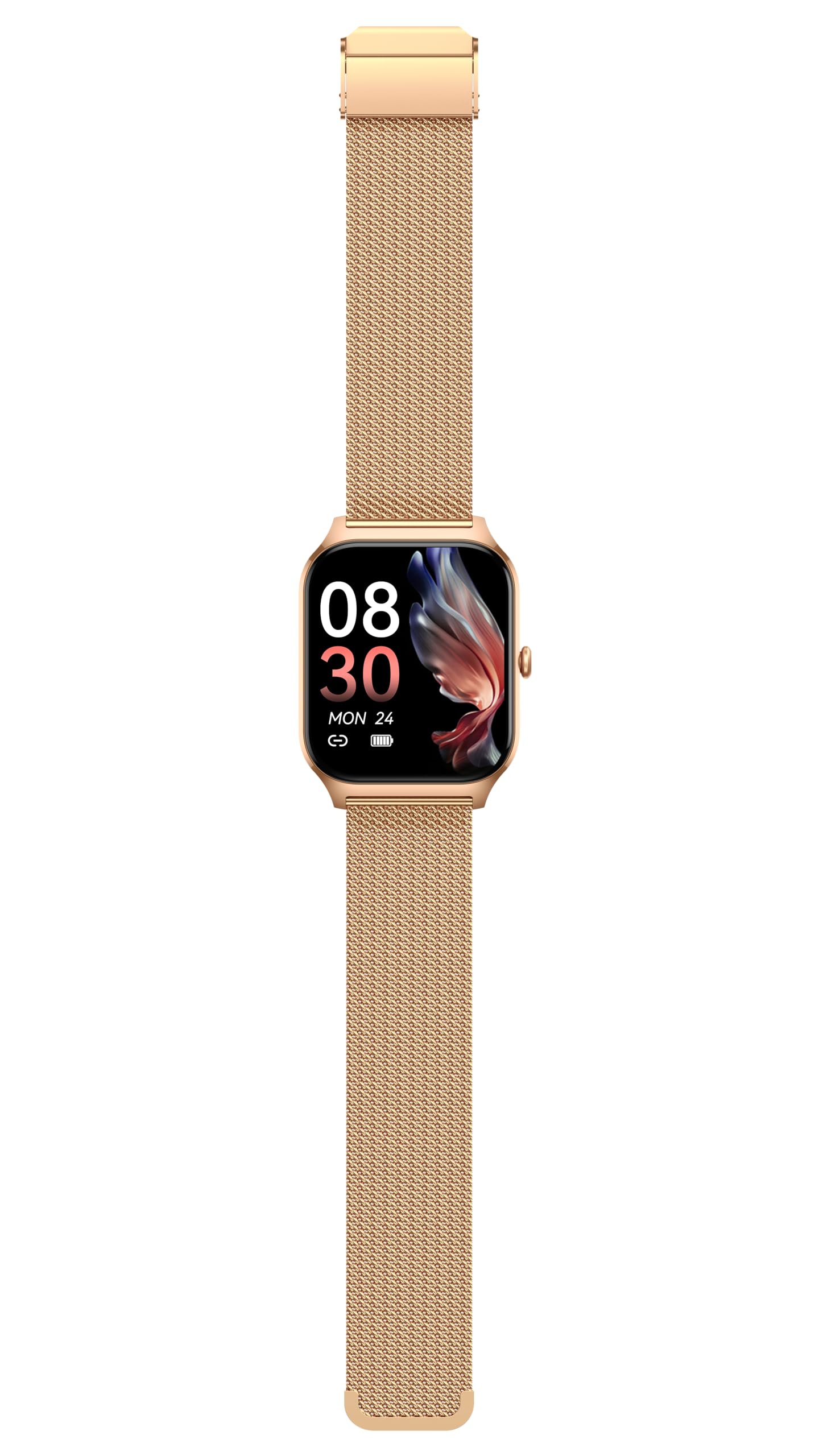 CASCHO Montre Connectée Femme avec Appel Bluetooth,1.85" HD Smartwatch Femme avec Fréquence Cardiaque/Sommeil/SpO2, 120+ Modes Sportifs, IP68 Étanche Fitness Tracker, Montre pour Android iOS Or Rose