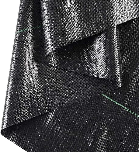 Miniatura 3 de Barrera de tela para hierbas de alta calidad 5 onzas de ECOgardener - Alfombrilla de jardín bloqueadora de hierbas duradera y de alta resistencia,