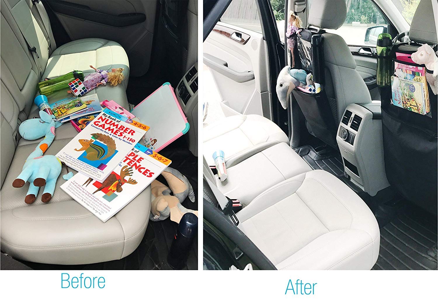 seat back protector organizer