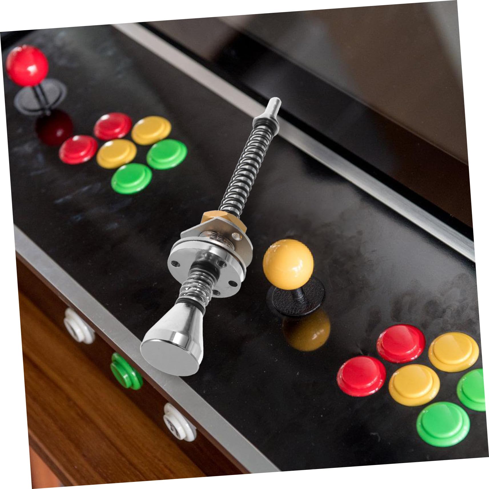 Levier de Machine Jeu Flipper Alliage avec Tige Ressort Chargée Épaisseur et Mécanisme à Ressort Accessoire Machine Flipper pour Expérience de Jeu Immersive