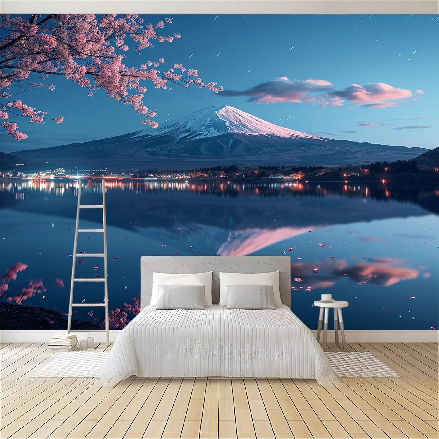 Papier Peint Fleurs de Cerisier pour une Chambre Parentale Cocooning