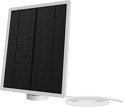 Vista 9 de Feit Electric Panel solar de carga continua/SOL/CAM compatible con Feit Electric Smart Outdoor Camera CAM/WM/WiFi/BAT, cable de 9 pies, micro-USB