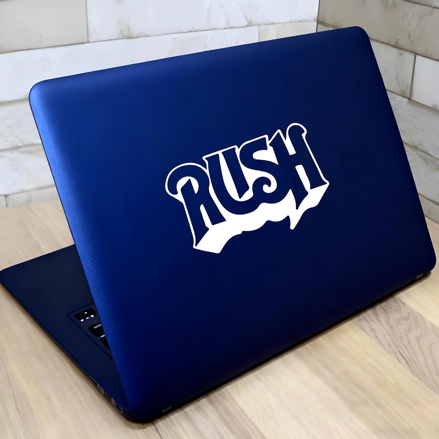 Rush Decal Sticker - Premium Vinyl Sticker for Car Window, Laptop, Truck, Water Bottle, Rock Music Merch | Official Style Logo, Waterproof & Easy Apply (4.2" x6", 2pcs)