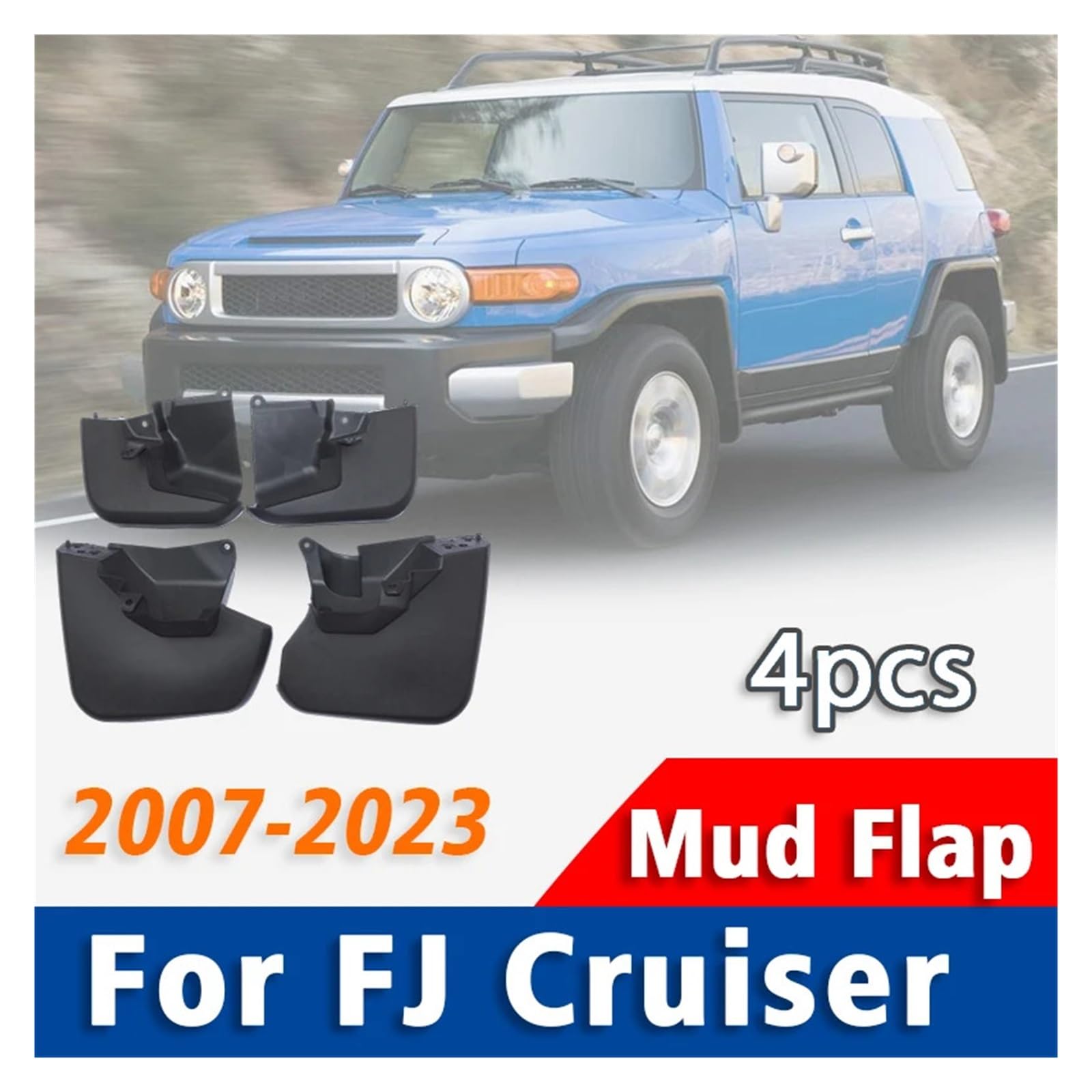 Amazon | マッドガード、トヨタFJクルーザー2007-2023フロントリア