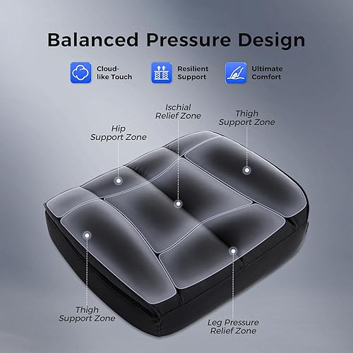 Miniatura 6 de LukkDys Silla de oficina grande y alta, silla de juegos de cuero con respaldo alto y reposapiés, soporte lumbar, reposabrazos suaves fijos hacia