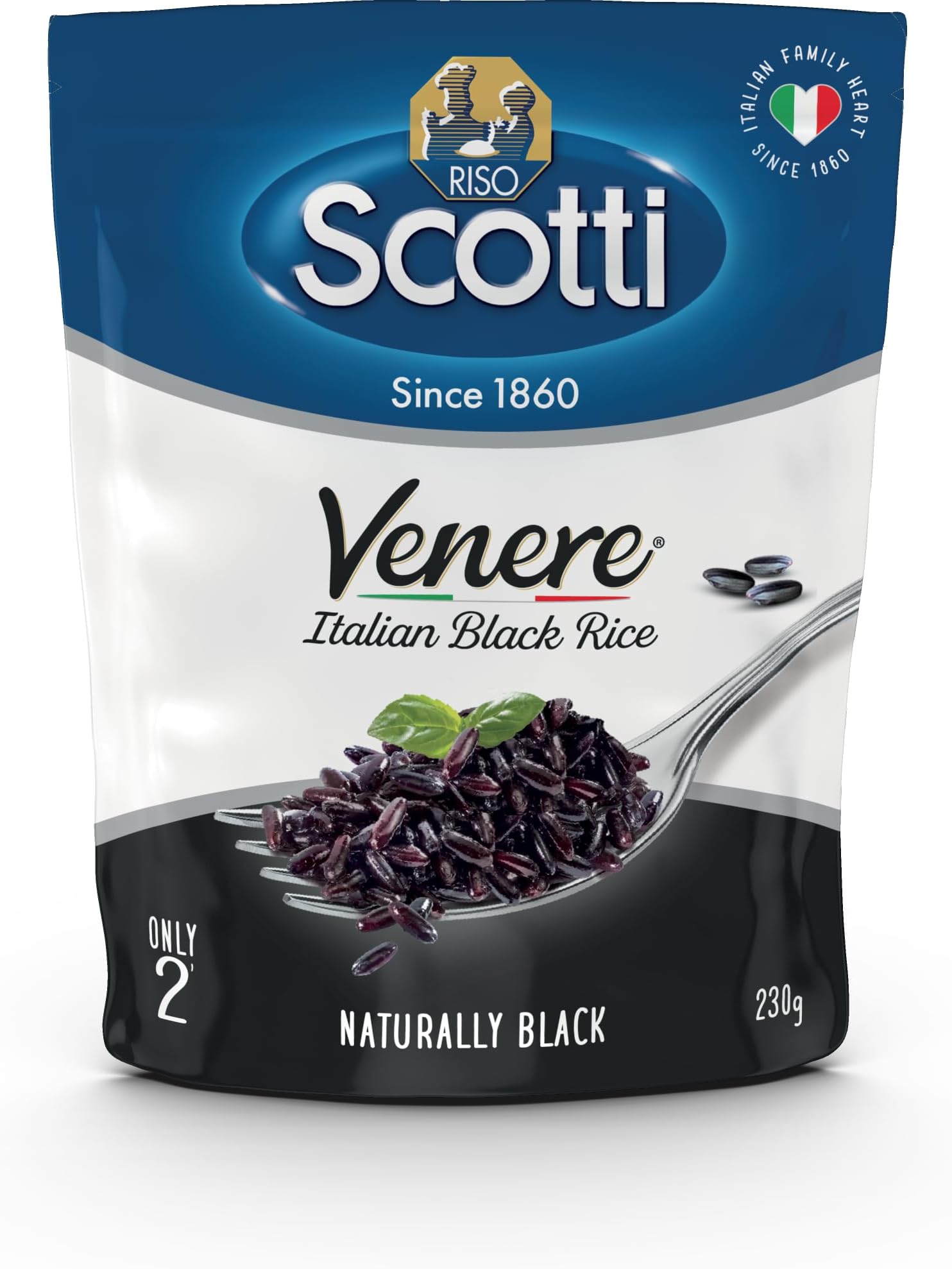 Riso Scotti Microwave Venere Wholegrain Black Rice 230 g