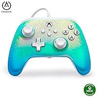 Vista 24 de PowerA Advantage Wired Controller for Xbox Series X S - Arc Lightning, Xbox Controller with Detachable 10ft USB-C Cable, Mappable Buttons, Trigger