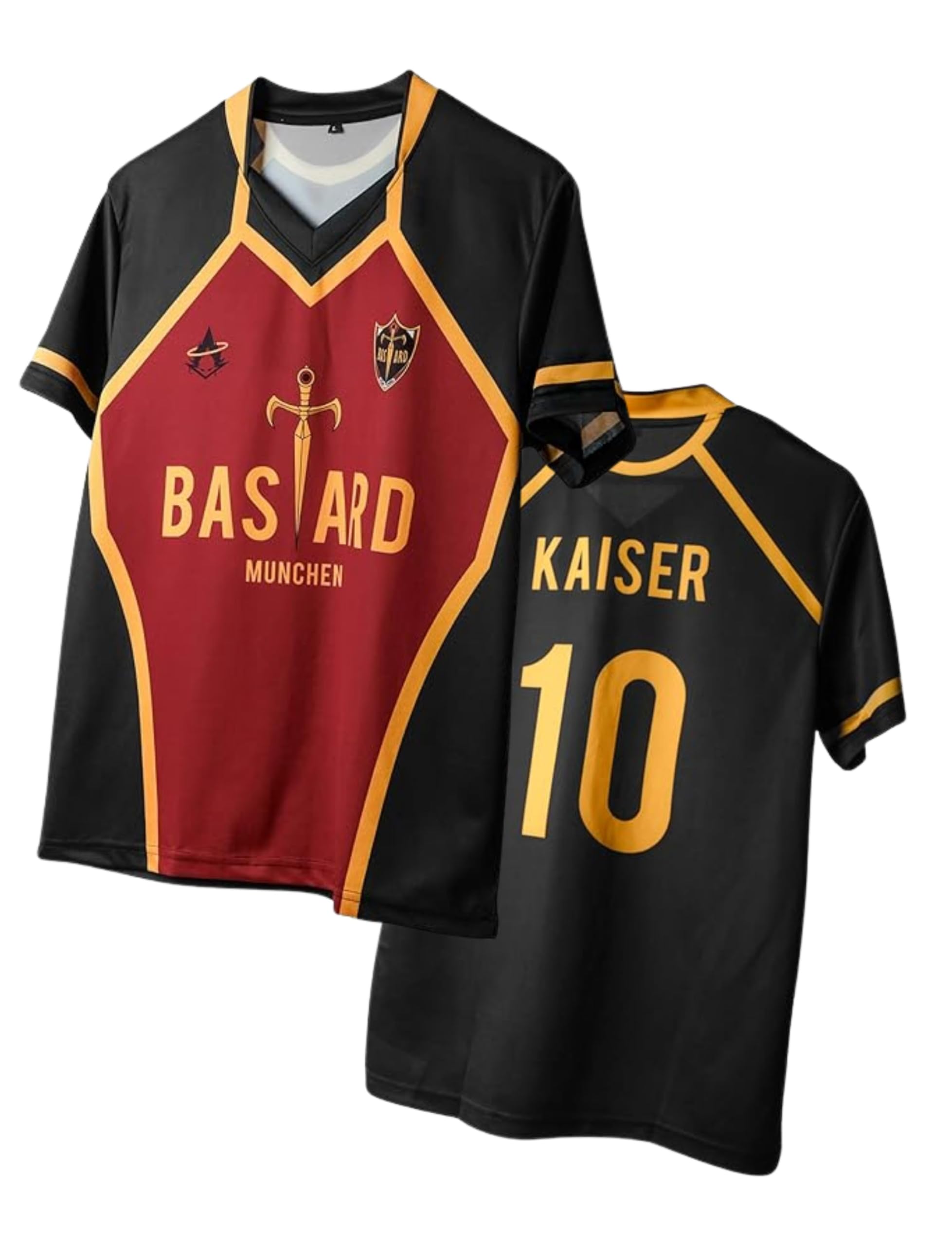 Unisex Anime Jersey T Shirts for Men and Women, Bastard Munchen #10 Printed Anime Jersey Tee-image-4