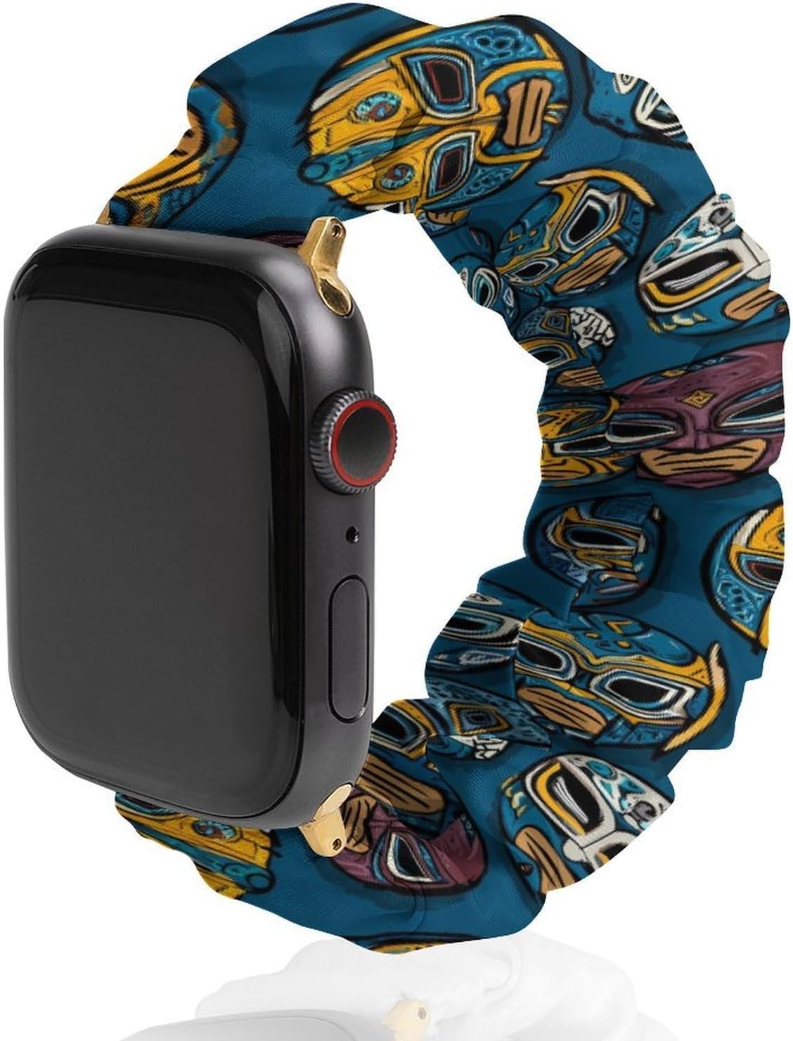 Mexican Lucha Libre Wrestling Mask Watch Band Scrunchie