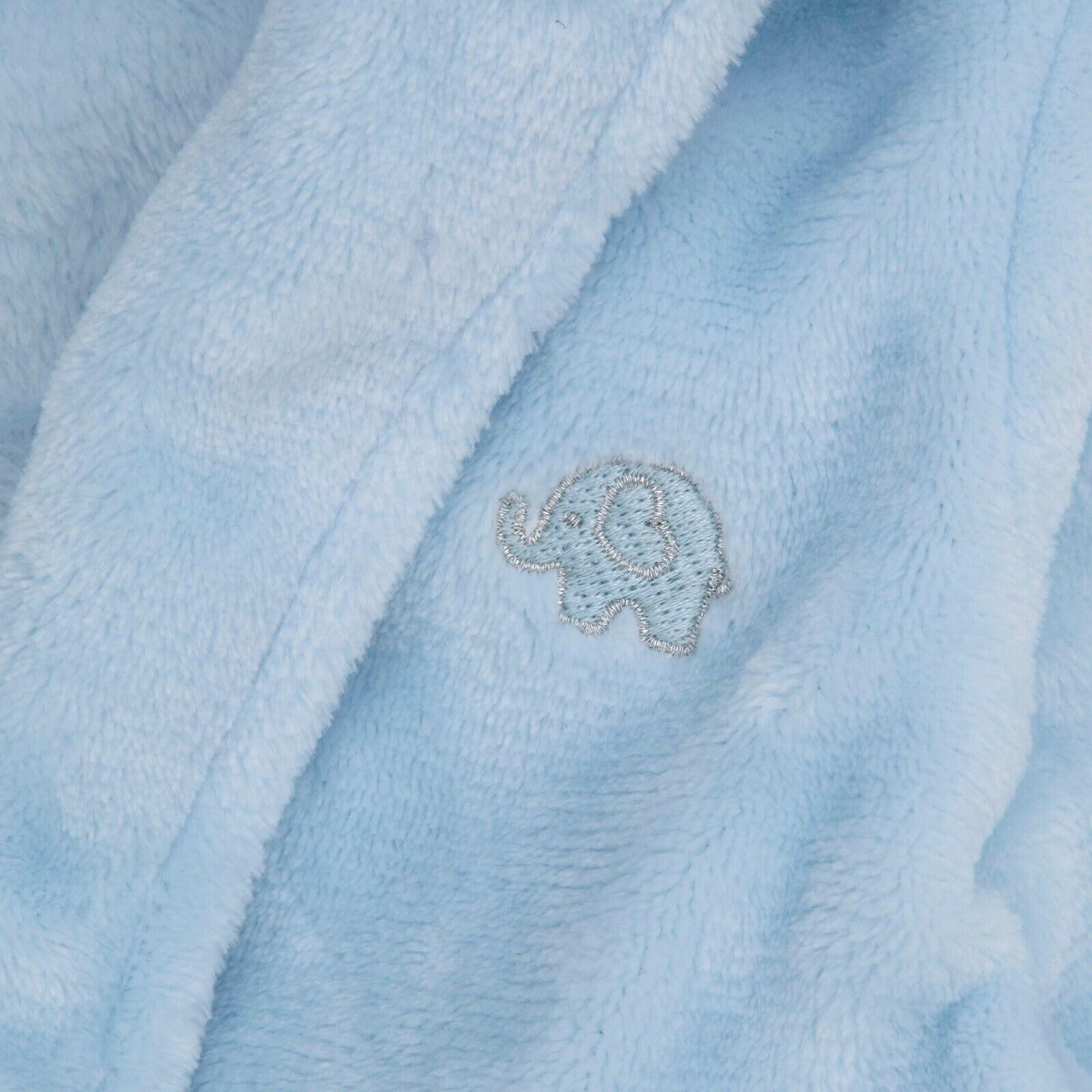 bébé Garçons & Filles Unisexe Habits Gown (Ages 6-24 Mois) Peluche Douce Flanelle Molleton à capuche Peignoir De Bain - Bleu, 18 - 24 Mois