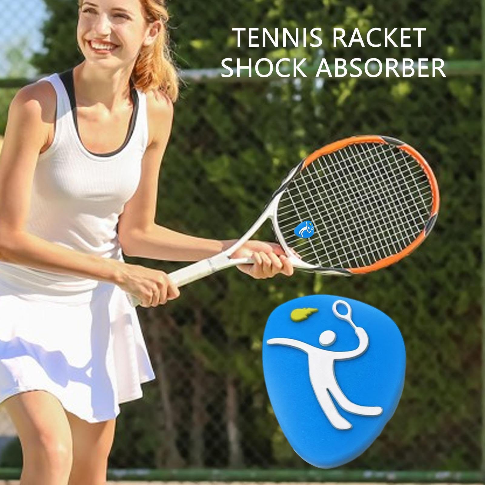 Ammortizzatori Per Racchetta Da Tennis NIIIYTYB, 3 Pezzi In Silicone Morbido Vibrakill - Riduci Le Vibrazioni E Previeni Il Gomito Del Tennista, Accessorio Per Racchette E Racquetball - 2