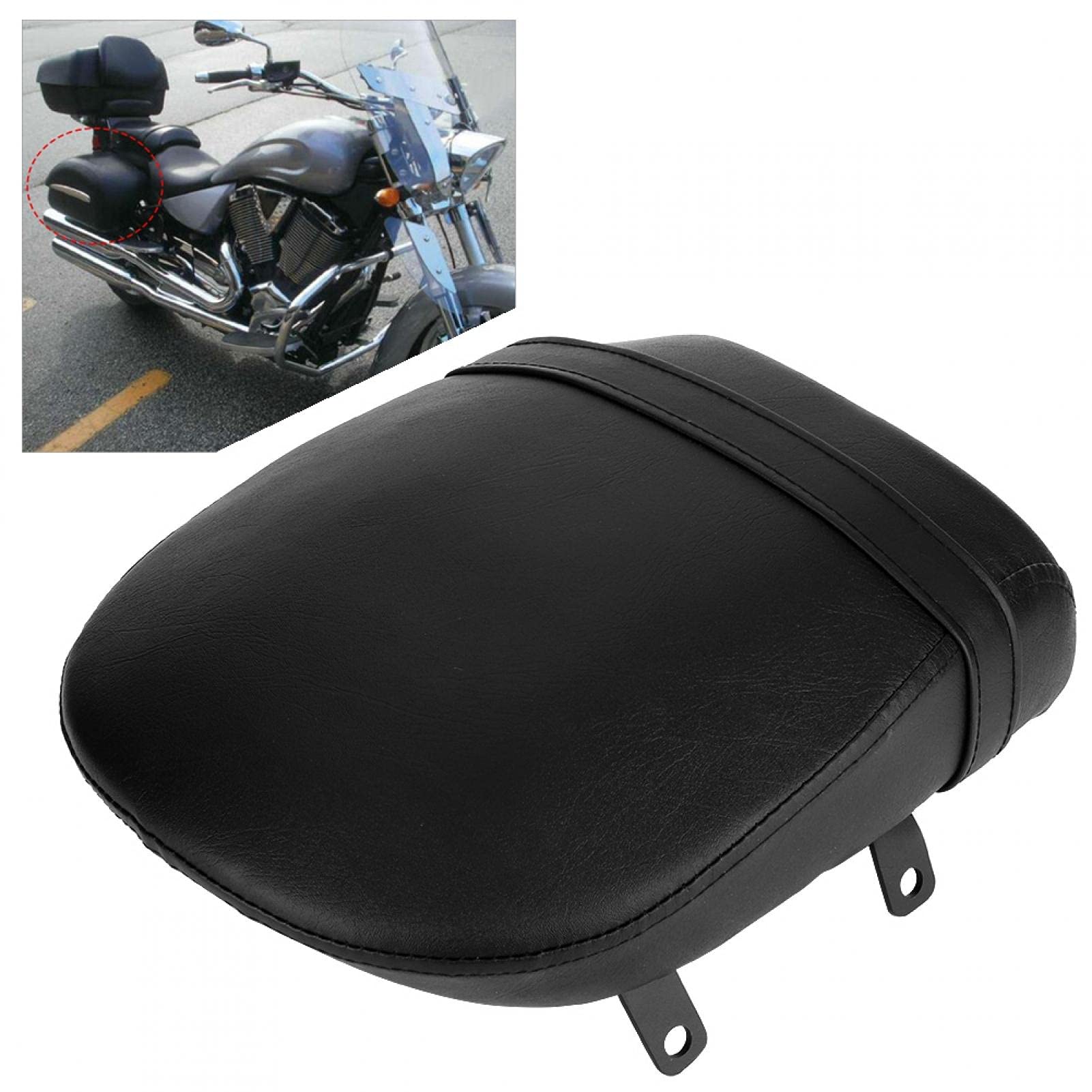 Zamiennik dla Victory Zach Ness Vegas 11-12 motocykl pillion tylne siedzenie pasażera, motocykl, pillion tylne siedzenie pasażera, poduszka pasuje do Victory Zach Ness Vegas 11-12 A2s628Pi