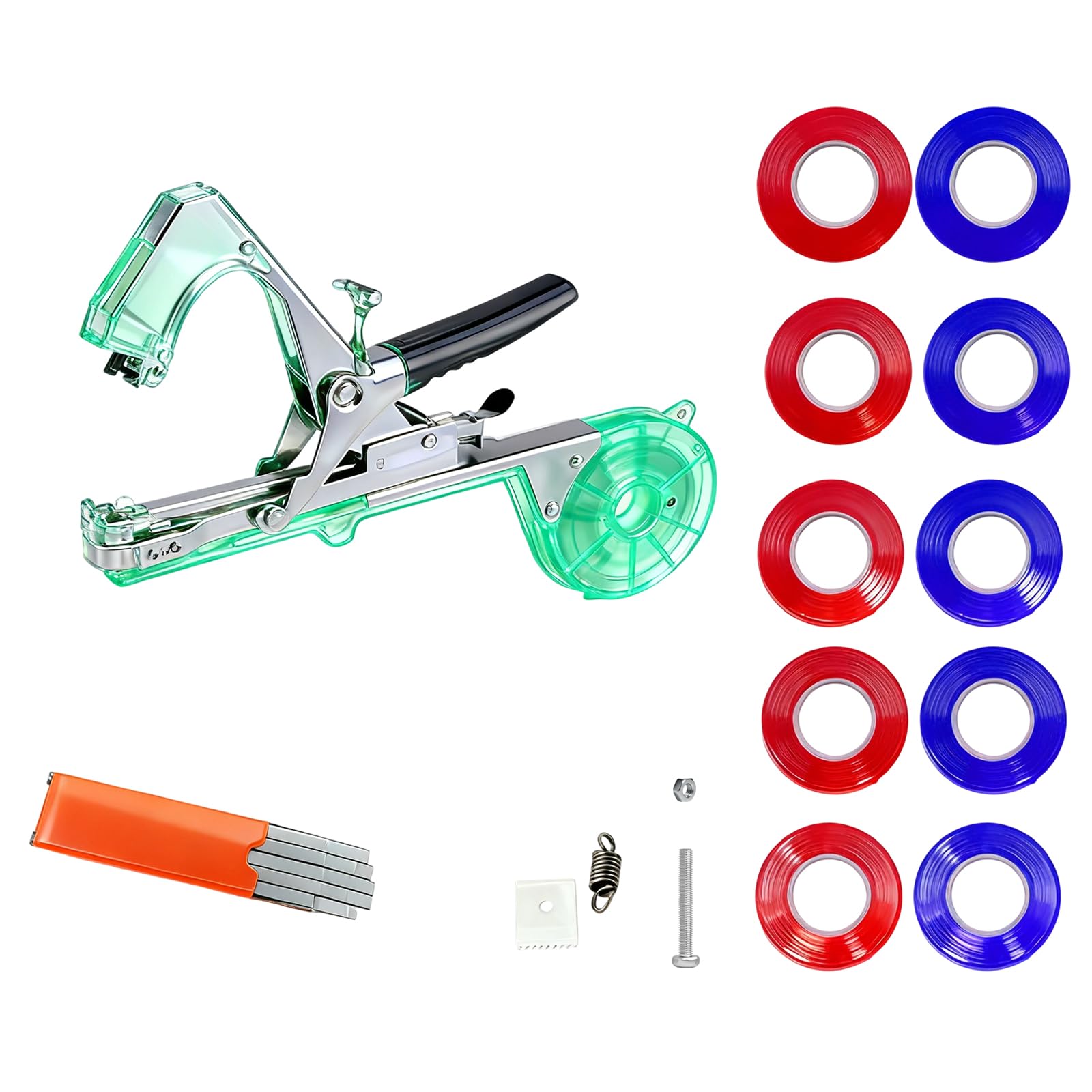 Zxfdsfdbnm 10 Strap Set Hand Operated Vine Knot Tying Machine For Efficient Binding Of Plant In Gardening Agriculture Durability Binding Device Garden Tyer