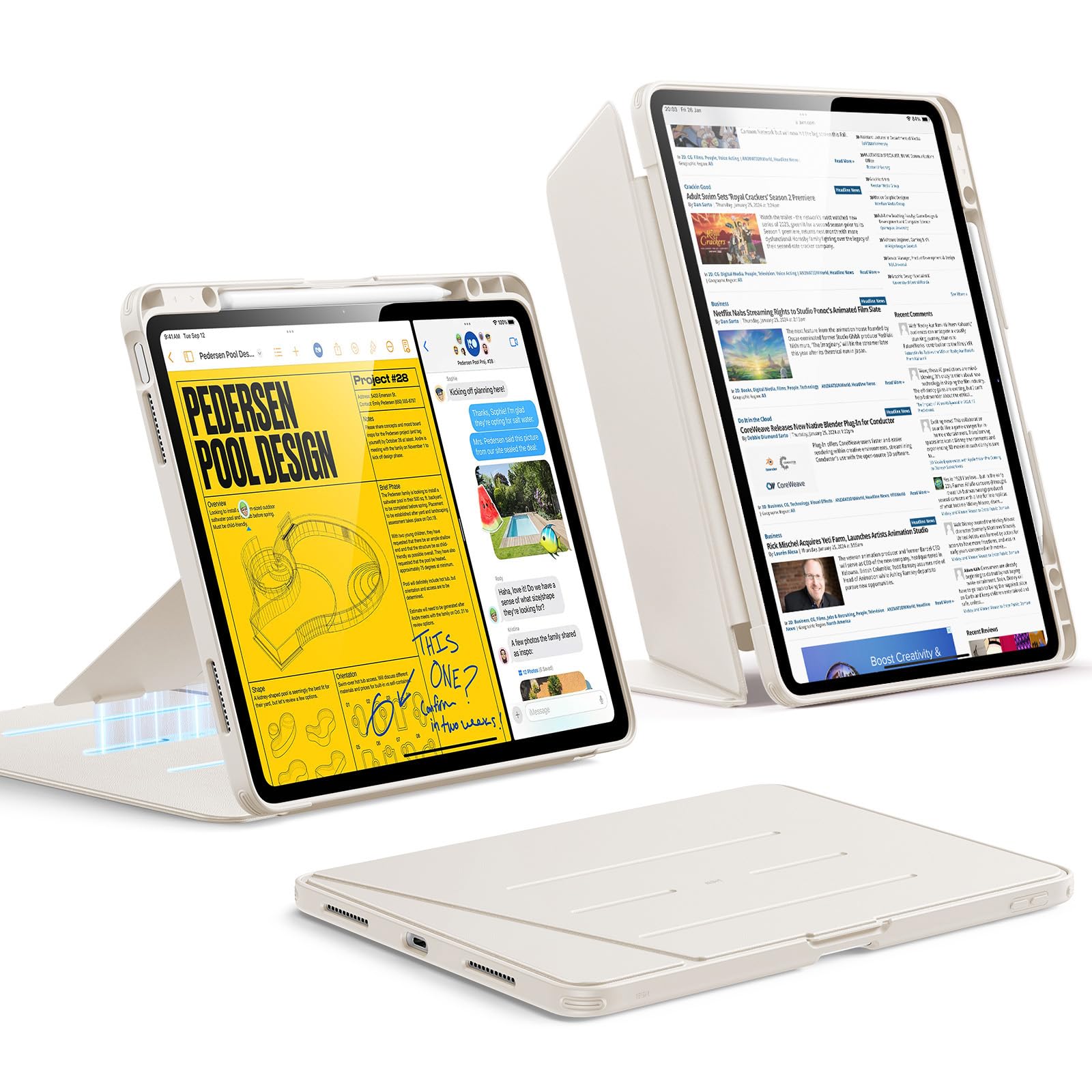 Amazon.com: ESR for iPad Air 13 Inch Case M4/M3/M2 (2026/2025/2024