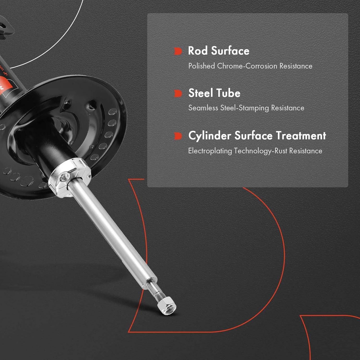 A-Premium Front Pair [2] Strut Assembly Compatible with Nissan Murano 2009 2010 2011 2012 2013, Driver and Passenger Side