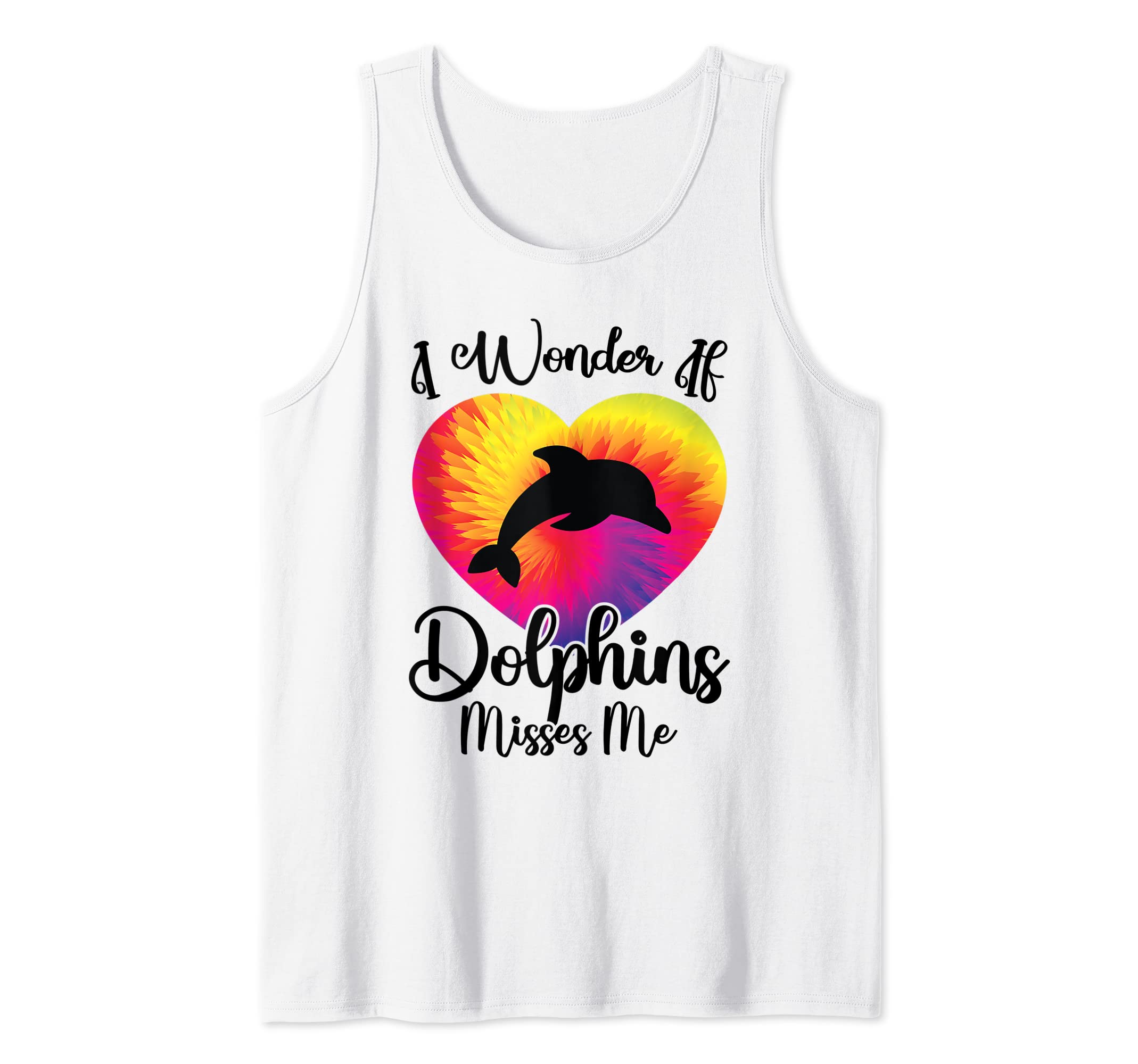 A wonder if dophins misses me ocean animal Tank Top