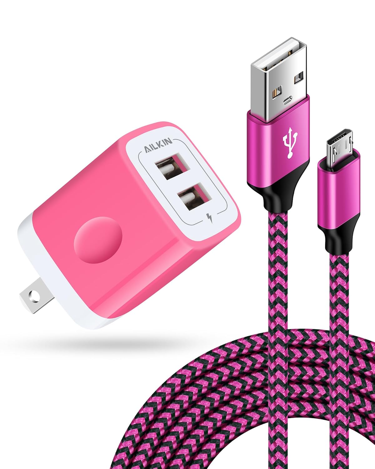 Android Fast Charger for Kindle Fire Tablet – 2A AC Wall Adapter with 6FT Micro USB Cable for Kindle Fire 7, HD 8, HD 10 Plus, Kids Edition, Kids Pro, HDX 7″/8.9″, Samsung J8 J7 Pro S6 S7, PS4, Xbox