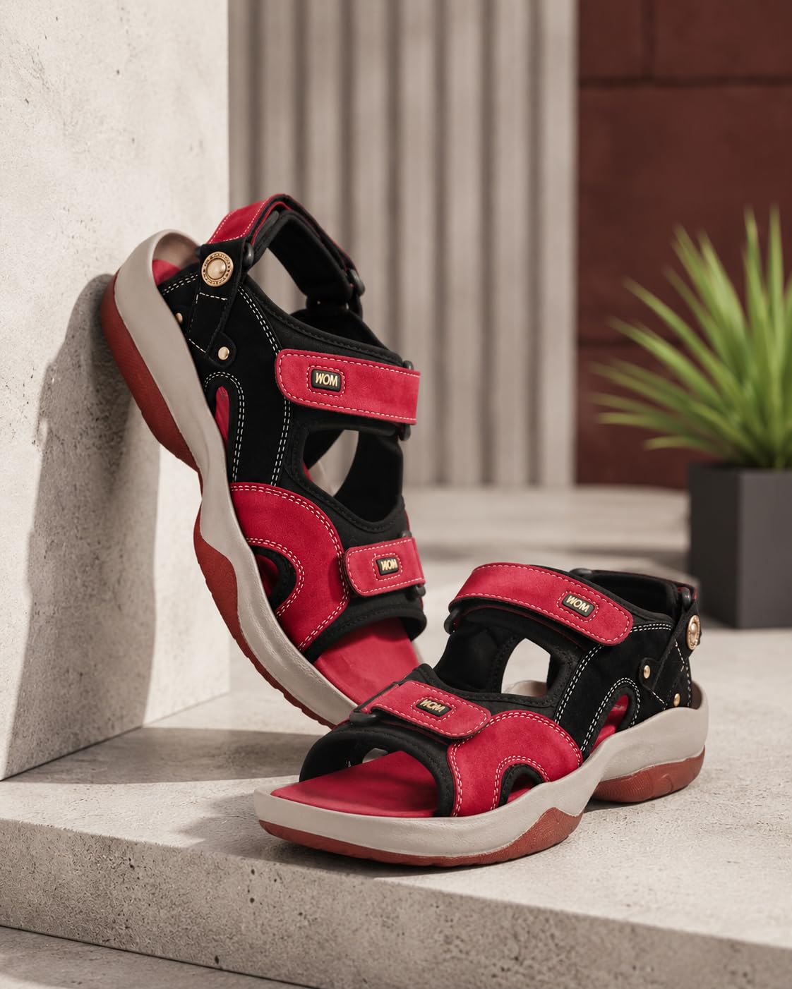 Centrino Sandal for Men | Grip Insole for Stability | Modern Look with Adjustable Straps | Comfortable Footwear for Hiking and Versatile Outdoor Use 1