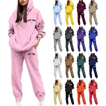 Tracksuit Womens Full Set Long Sleeve Sweatshirts Sweatpants Loungewear Sets with Pockets Sweatshirt Pants Joggings Suits