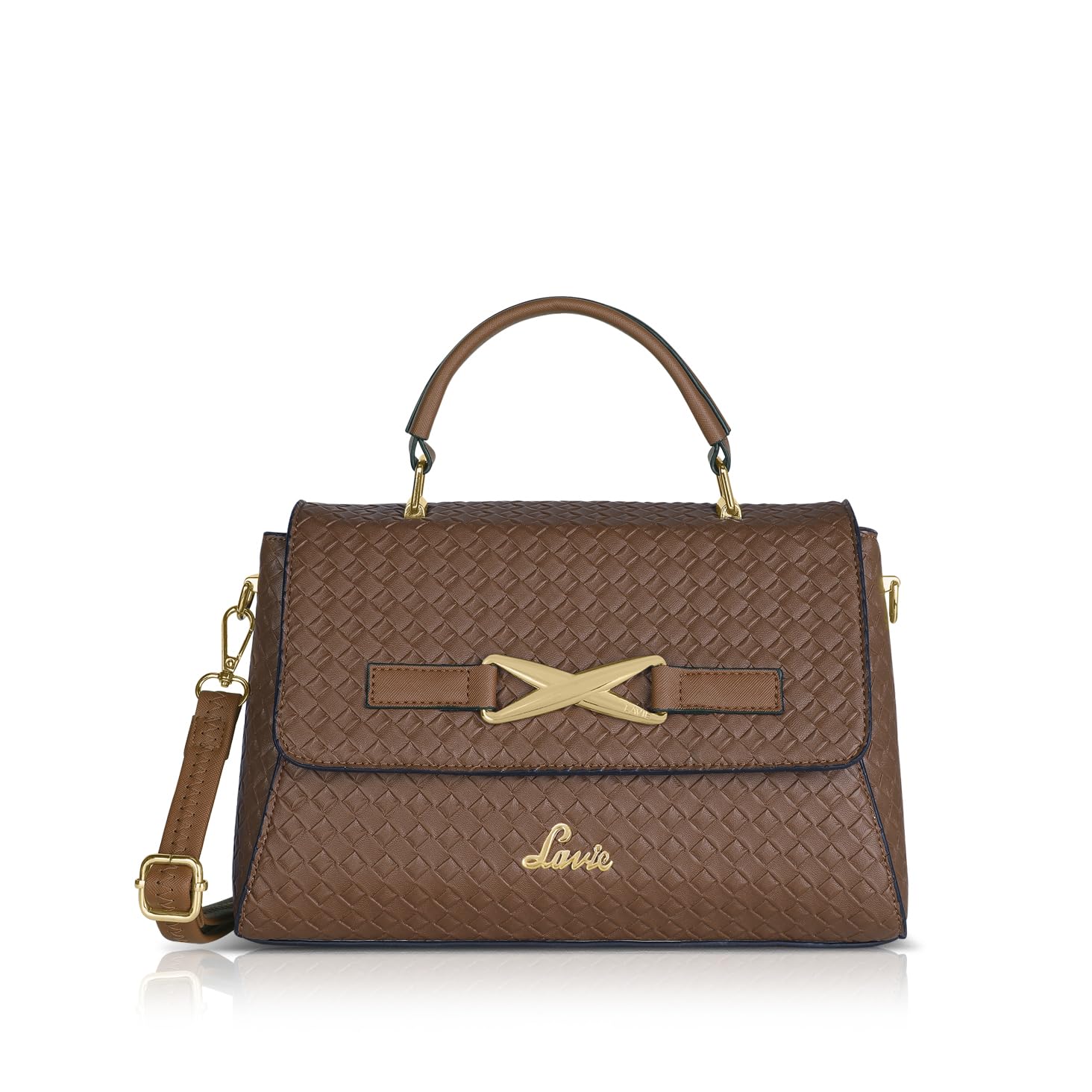 Women's Brenda Infinity Flap Handbag | Handbag for Work | Ladies Purse | Stylish Shoulder Bag | Gift for Women-image-3