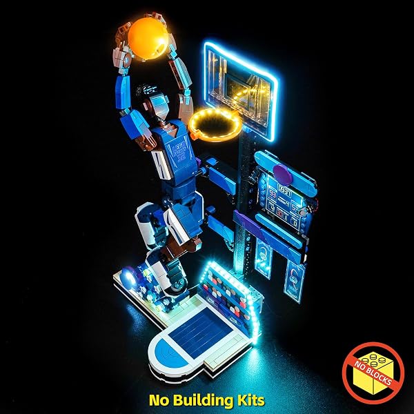 Kit d'éclairage LED compatible avec Lego 43010 Nike Slam Dunk (pas de modèle), kit d'éclairage décoratif compatible avec Lego Nike Slam Dunk Jouets créatifs - 2
