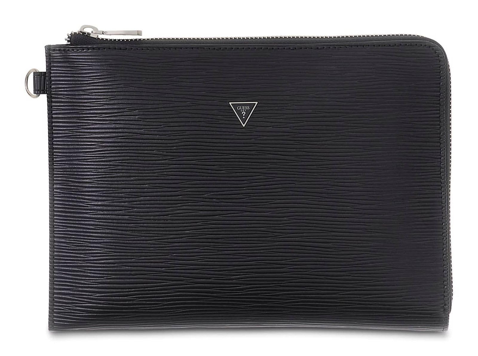 GUESS borsa da polso Milano Clutch Black nero