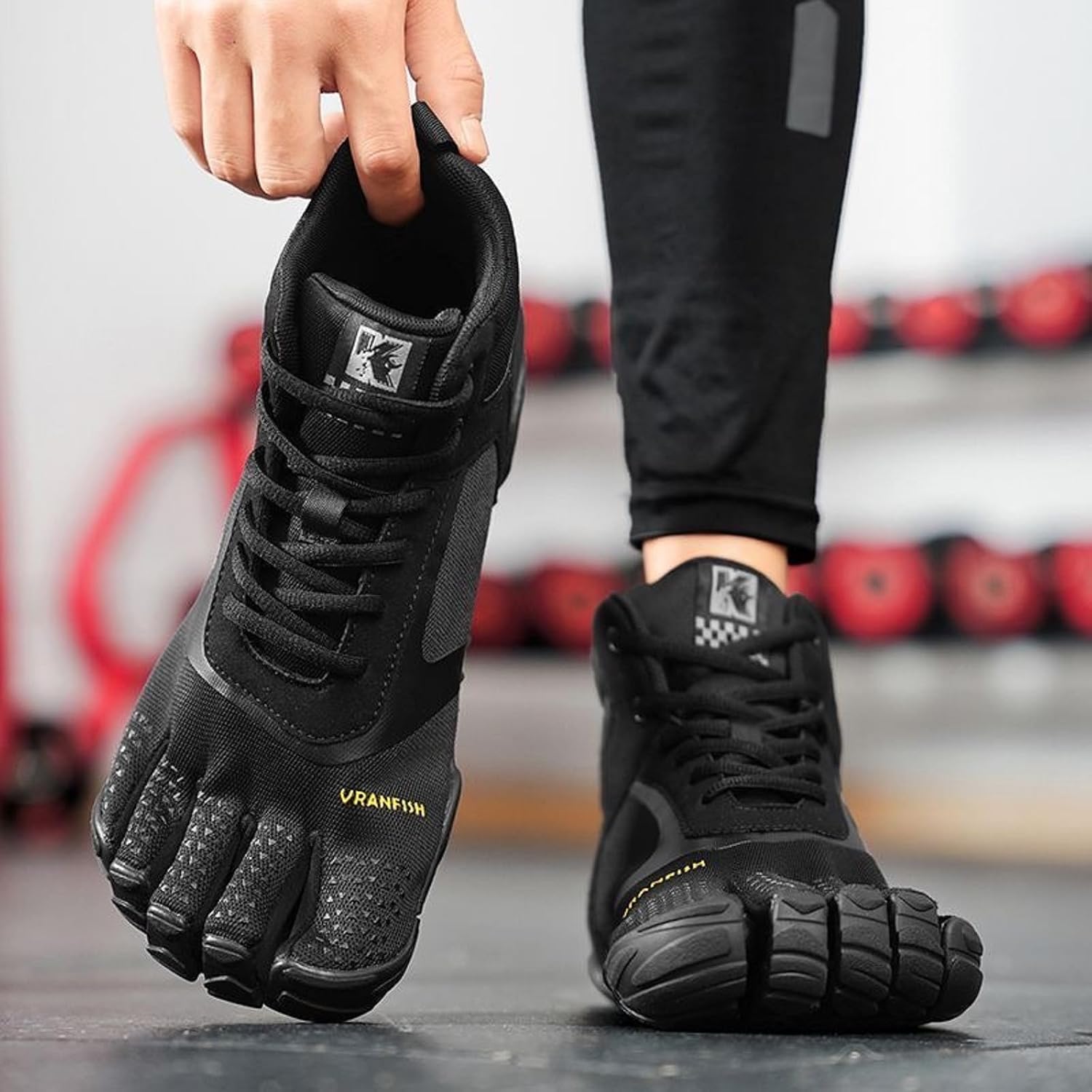 Mid-Top Barefoot Five-Toe Hiking boots for men&women, Lightweight Trail Running & Trekking Boots, Outdoor Walking, Camping, and Cross Training
