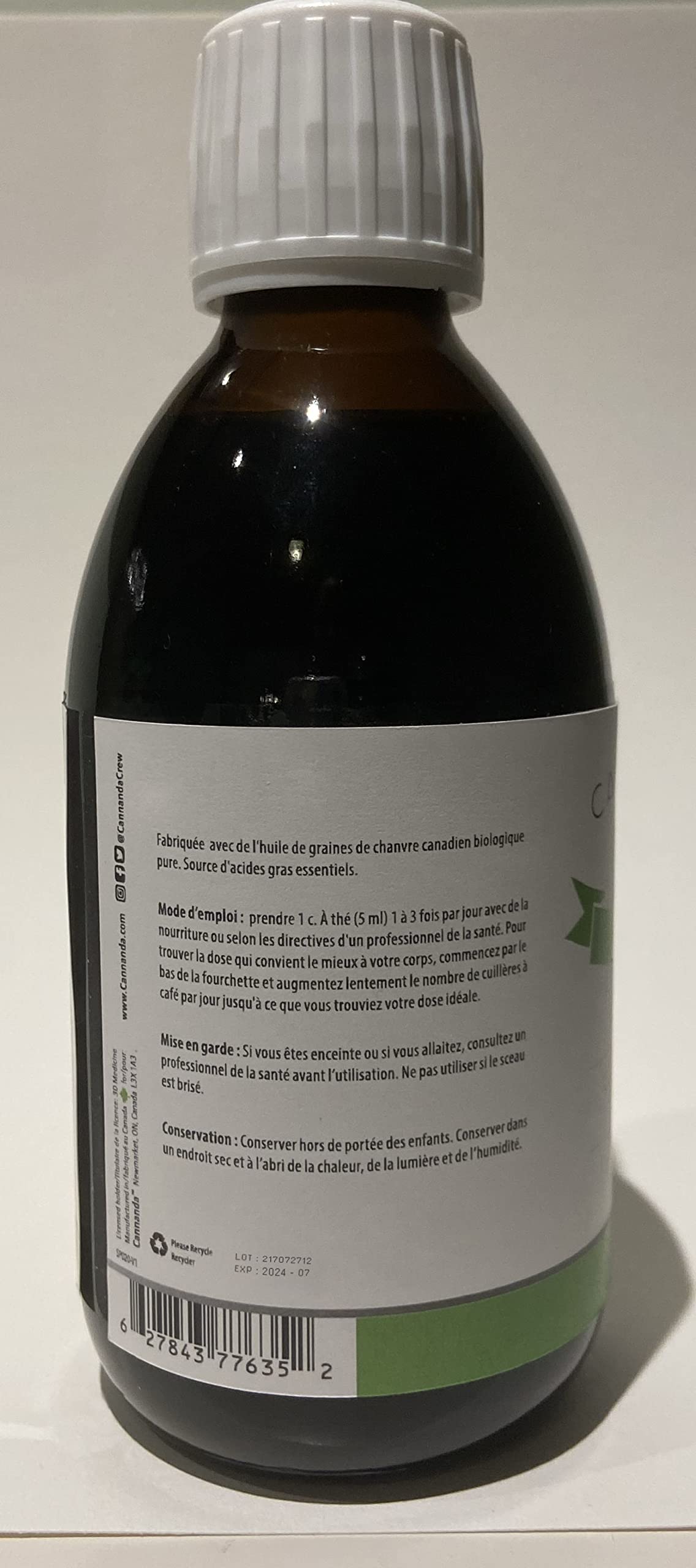 CB2 Hempseed Oil