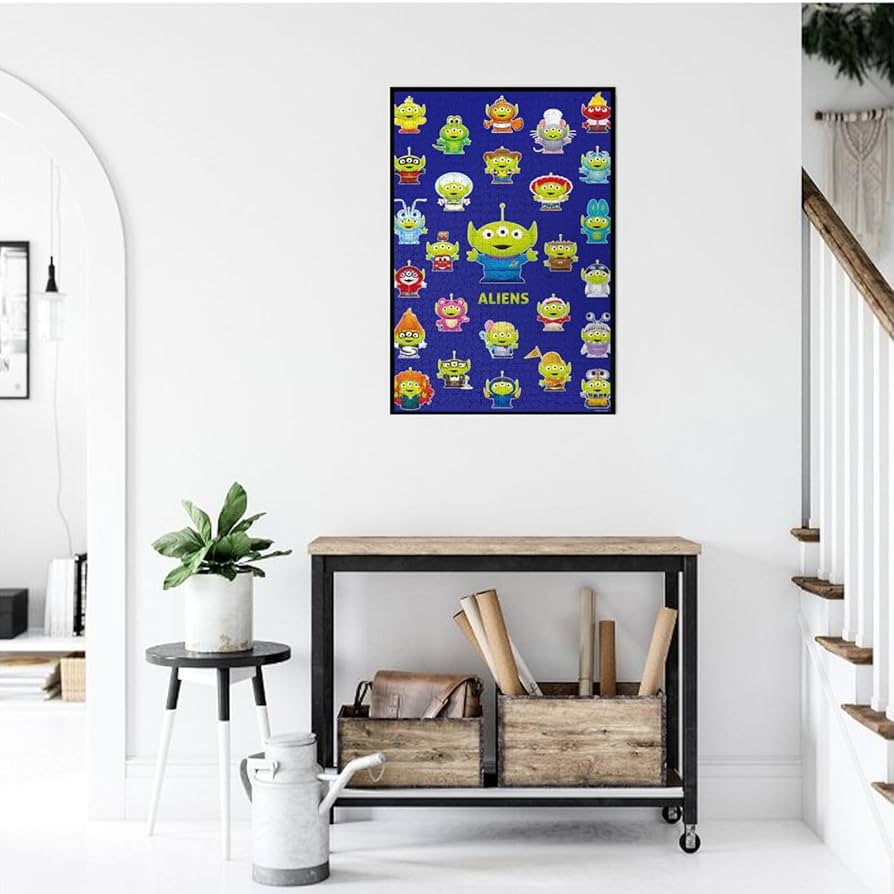 トイストーリー エイリアン ジグソーパズル 1000ピース　モノクロ トイストーリー エイリアン ジグソーパズル 1000ピース モノクロ