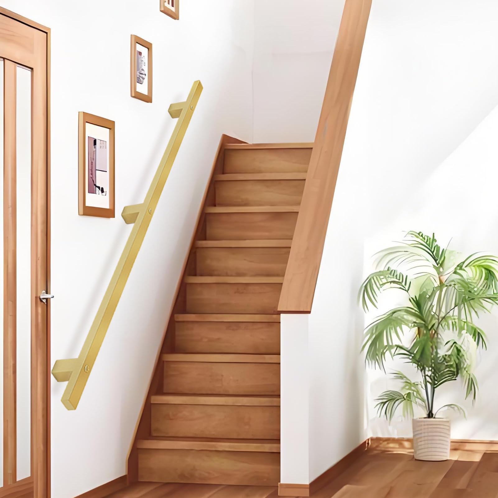 Rampe d'escalier moderne en finition soignée de 1 à 6 mètres
