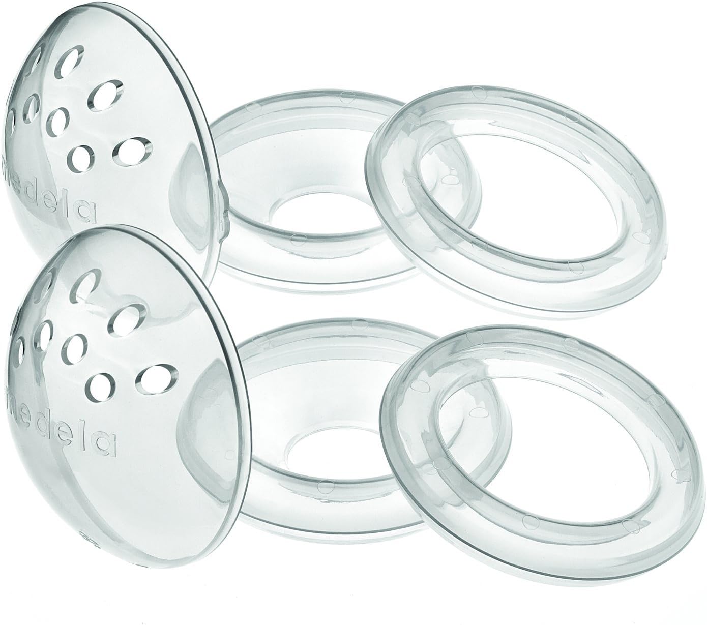 TheraShells Breast Shells, Protect Sore, Flat, or Inverted Nipples While Pumping or Breastfeeding, Natural Appearance and Exceptional Comfort, Made Without BPA