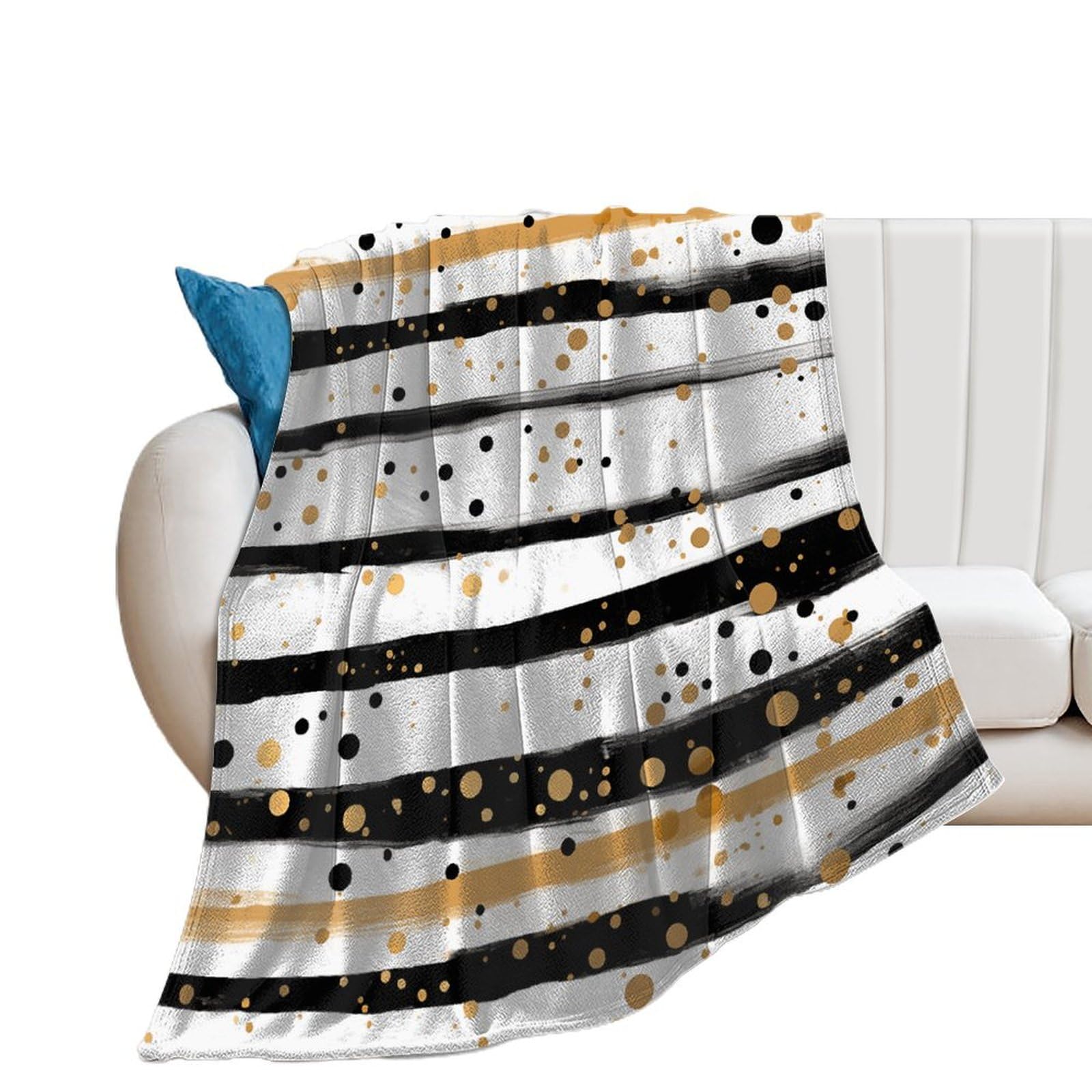 Couverture douce et confortable pour femme plaid décoratif chaud 4 saisons