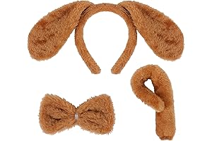 EVERMARKET 3 Pcs Animal Dog Costume Set, Pet Costume Accessories for Halloween...