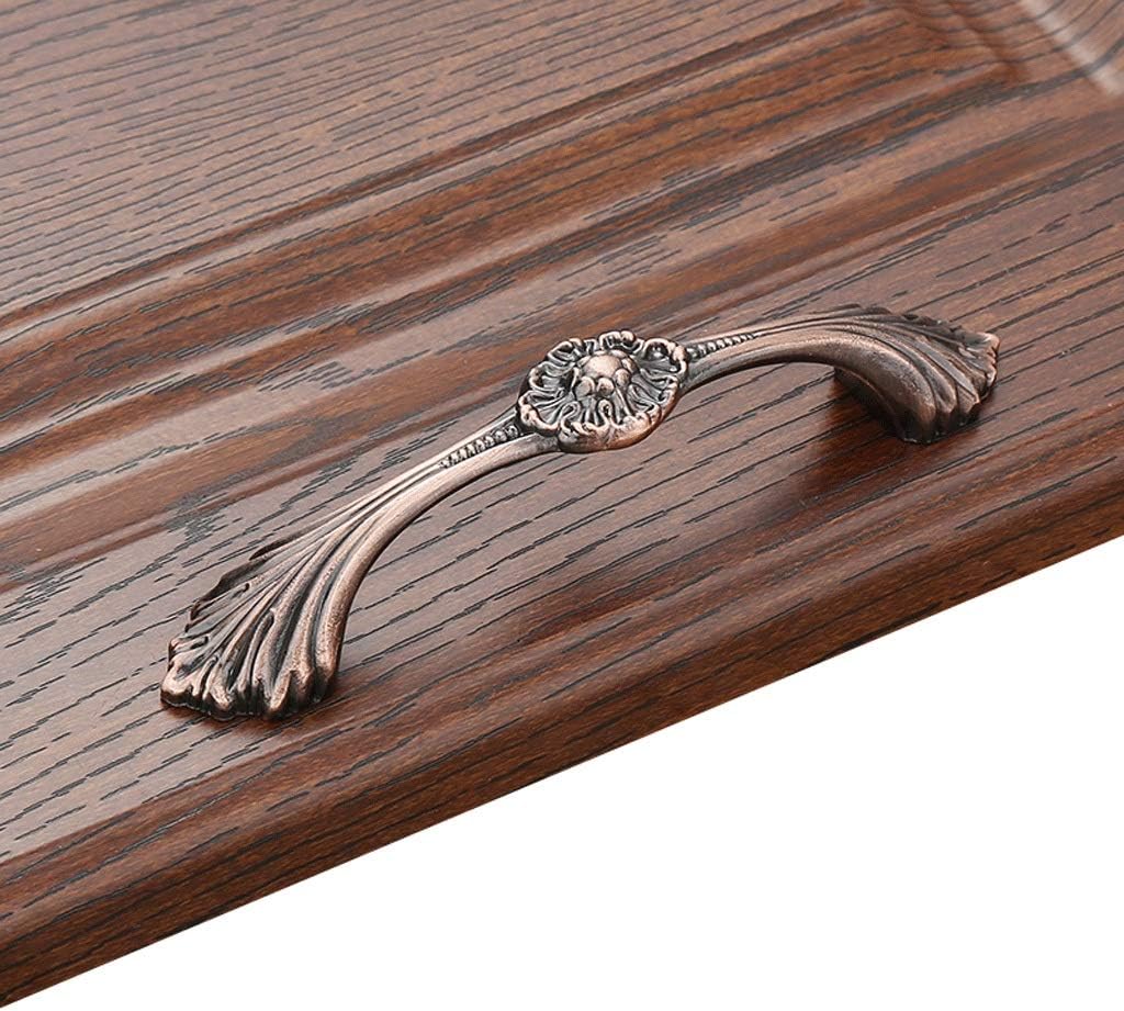 Cabinet Door Handle,Modern Minimalist Antique Copper Drawer Handle Shoe Cupboard Zinc Alloy Wardrobe Handle European Style (Color : Bronze,Size : 127mm)