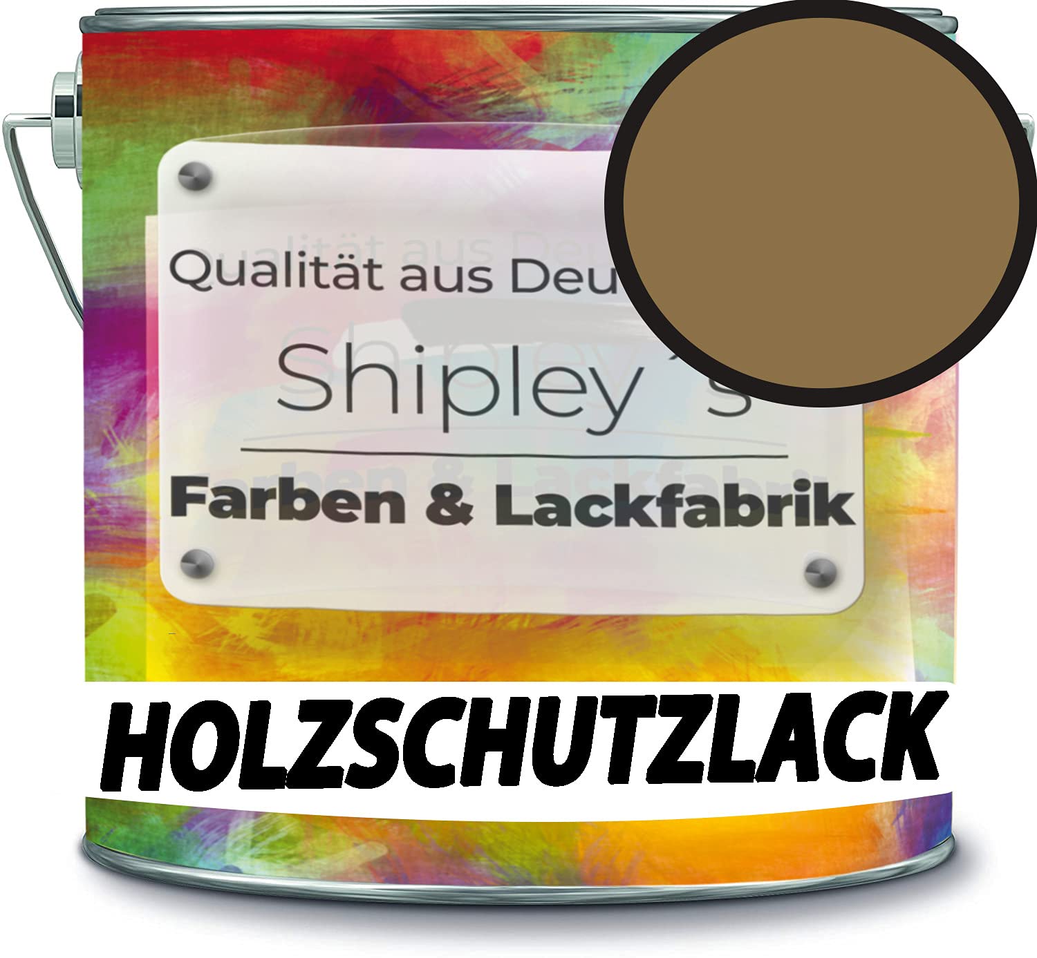 Vernis bois longue durée Shipley contre la décoloration climatique RAL 8000