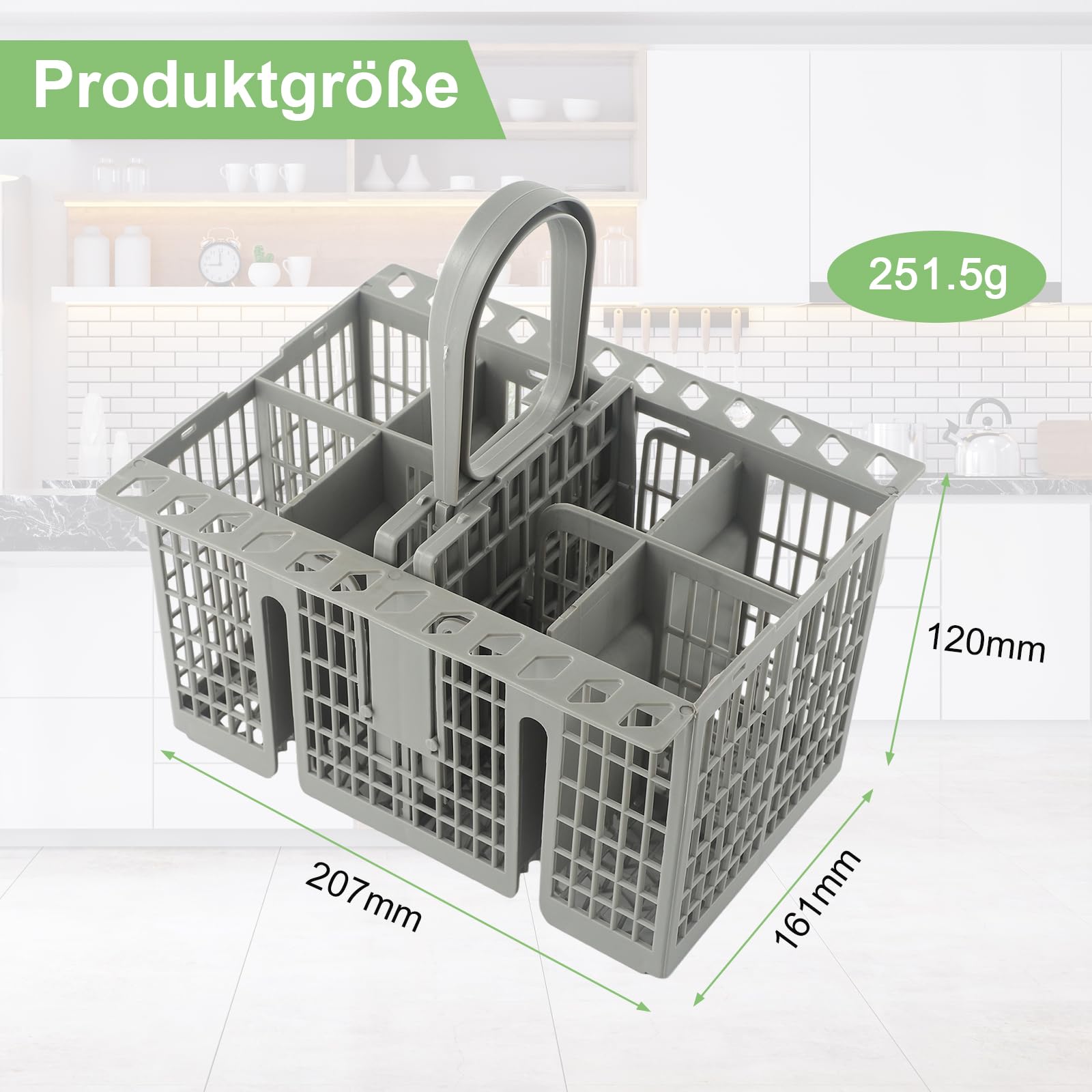 Whirlpool Origineel Bestekmandje Vaatwasser 8 vaks 488000386607