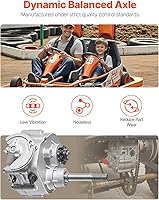 Vista 5 de VEVOR Caja de engranajes Go Kart avance y reversa 212cc, convertidor de par serie 30, accesorios para Go Karts 10T #40/41 12T #35 TAV2 30 40 41