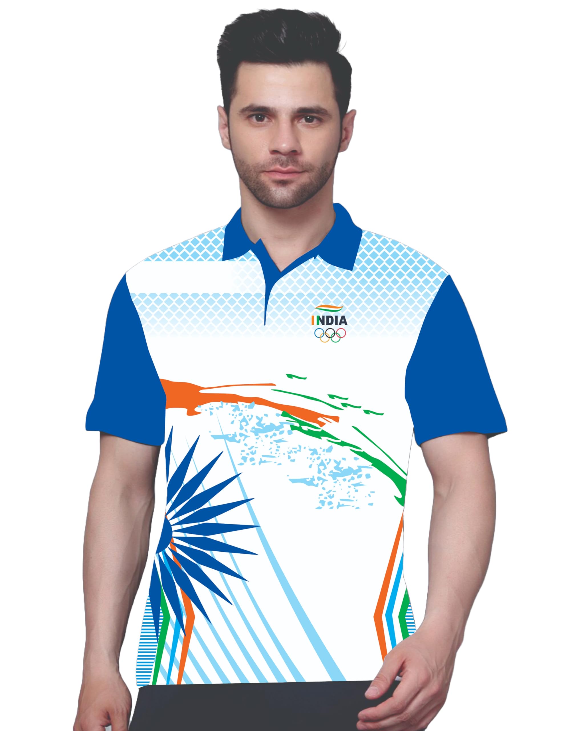 GYMFIT GF2025_G56 Printed Sports Jersey Men & Boy T-Shirts | Regular Fit Half Sleeve Collar Neck 100% Polyester & Premium Sublimation Prints Multicolour-image-49