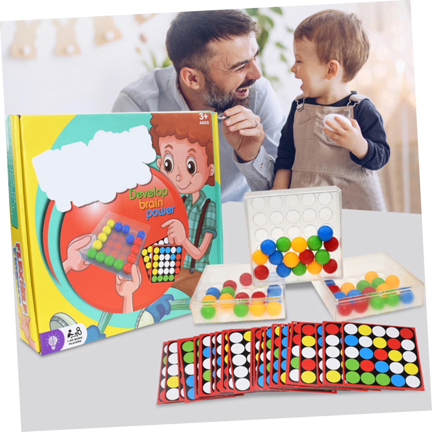 UPKOCH Giocattoli da Dito Palline da Gioco da Tavolo Scacchiera Palline Rotolanti Giocattoli Educativi per Ragazzo Ragazza Ragazza di Interattivi