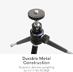 MEE Audio Lightweight Mini Tripod for Webcams and Small Cameras for Video Conference; Flexible, Portable, Compact Web Cam Desk Tabletop Travel Mount Stand for Logitech Webcam C920 C925 C920s C922