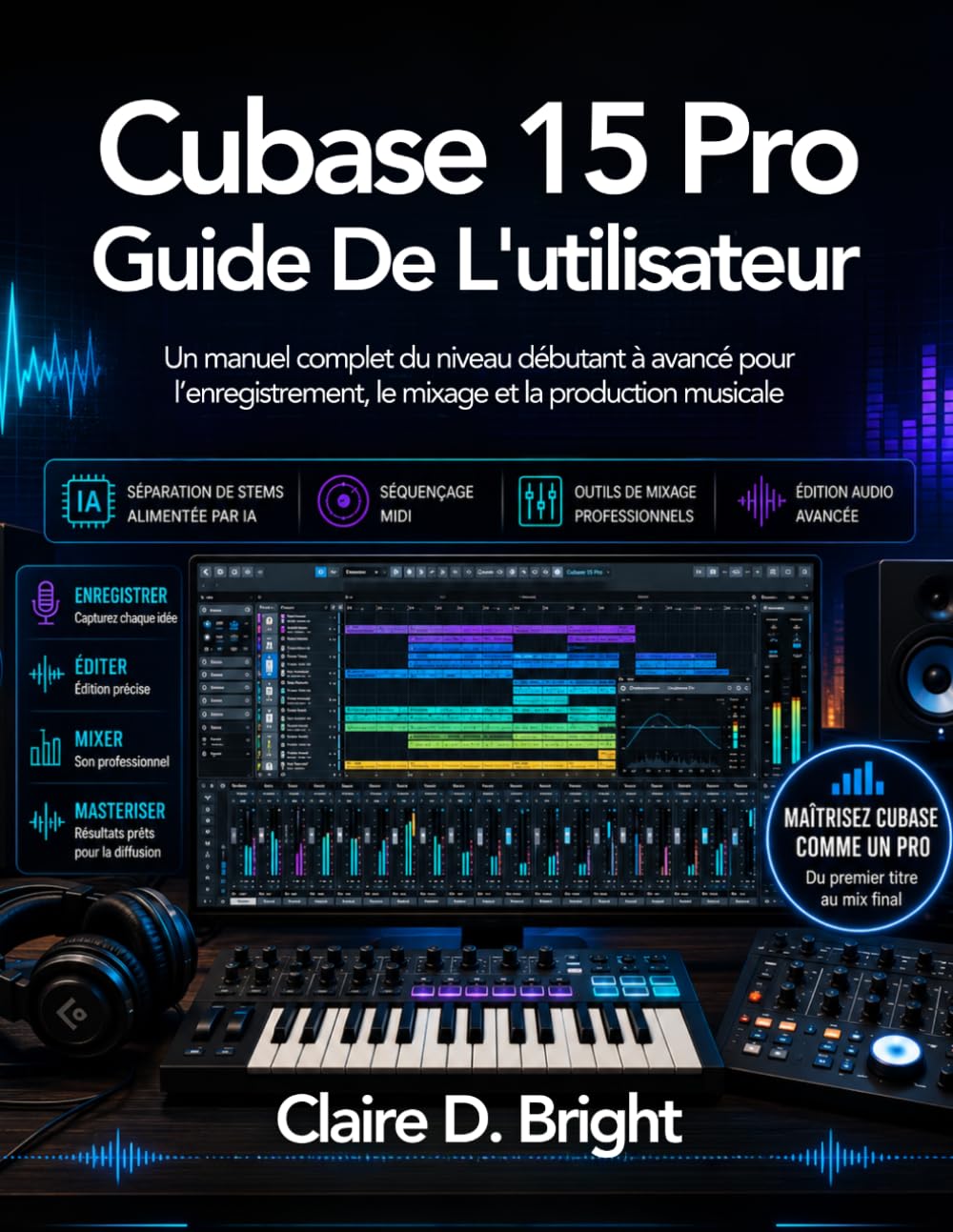 Cubase 15 Pro Guide De l'utilisateur: Un manuel complet du niveau débutant à avancé pour l’enregistrement, le mixage et la production musicale