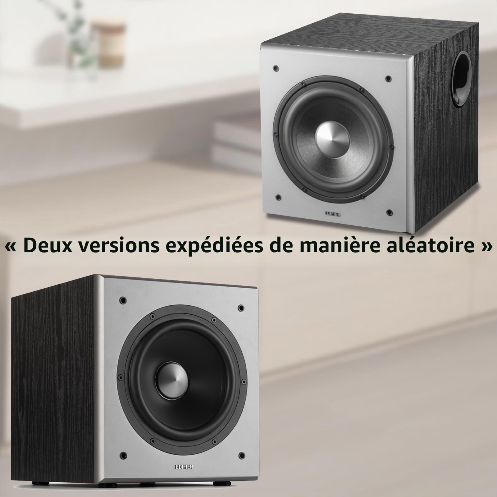 Edifier T5 Caisson de Basses Alimenté 70 W RMS Woofer Amplifié Haut-Parleur 20 cm Filtre Passe-Bas